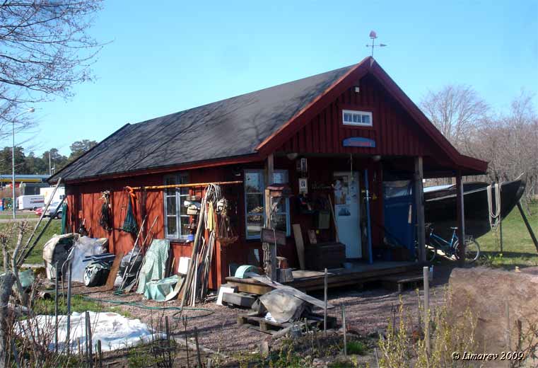 Частный музей - рыбацкий домик. Аланские острова. Финляндия. (Фото Лимарева В.Н.)
